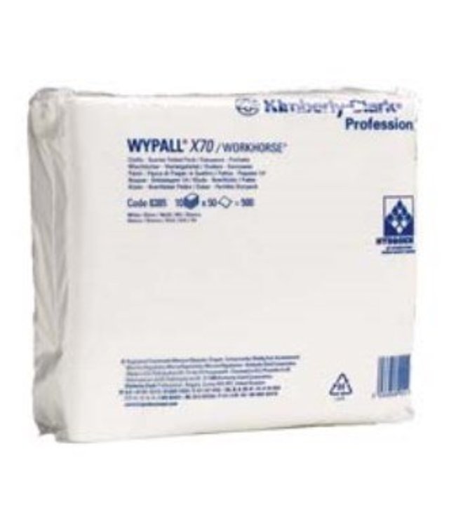 WYPALL* X70 Doeken - 1/4 Gevouwen - Wit
