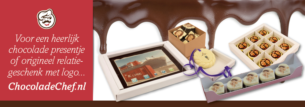 Gemiddeld legering Onmogelijk ChocoladeChef | Chocolade cadeau met foto of logo van de beste Belgische  chocolade. - ChocoladeChef