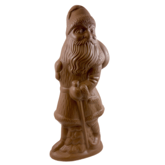 XL chocolade kerstman 50 cm groot