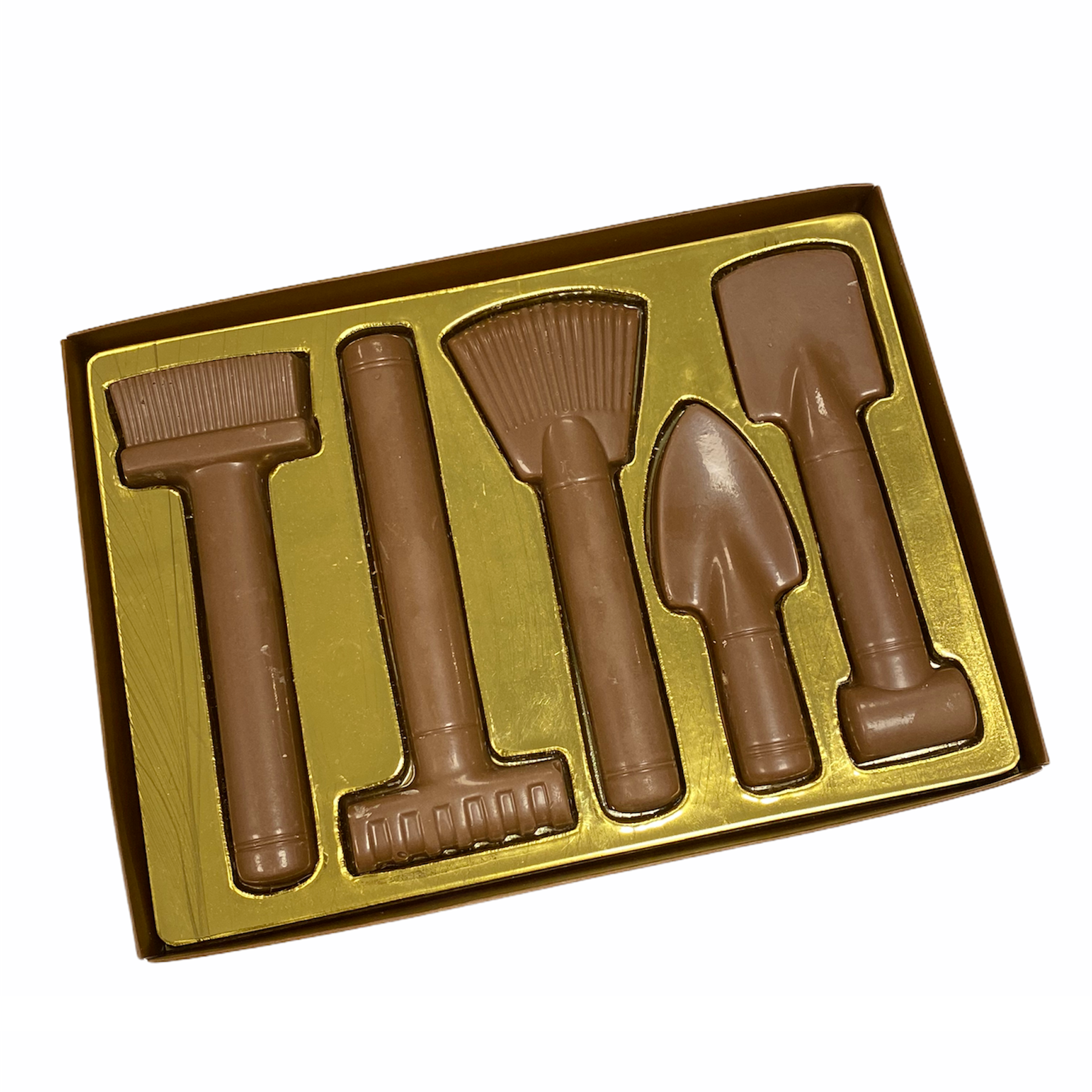 Chocolade tuingereedschap set 200 gram