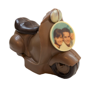 Chocolade scooter met foto of logo