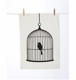 Bird Cage Tea Towel