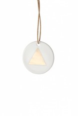 Ferm Living Porcelain Ornament Triangle