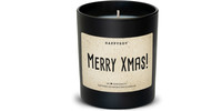 Happysoy Merry Xmas Kerze
