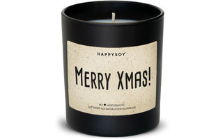 Happysoy Merry Xmas Kerze