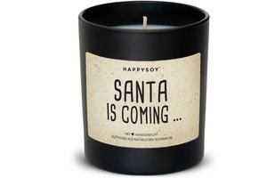 Happysoy Santa is coming Kerze