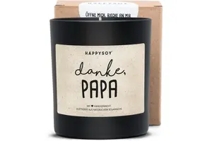 Happysoy "Danke Papa" Kerze