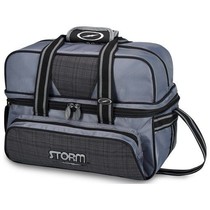 2 Ball Tote Deluxe Plaid/Grey/Black