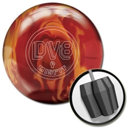 DV8 Misfit Solid Red/Orange - 15 lbs