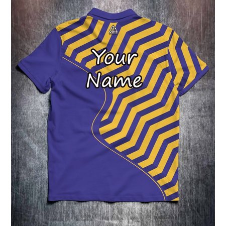 Odin Sportswear Purple Yellow Zigzag