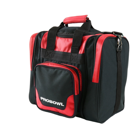 ProBowl Single Bag Deluxe Zwart-Rood