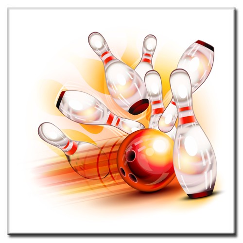 BowlingShopEurope Tegeltje "Action"
