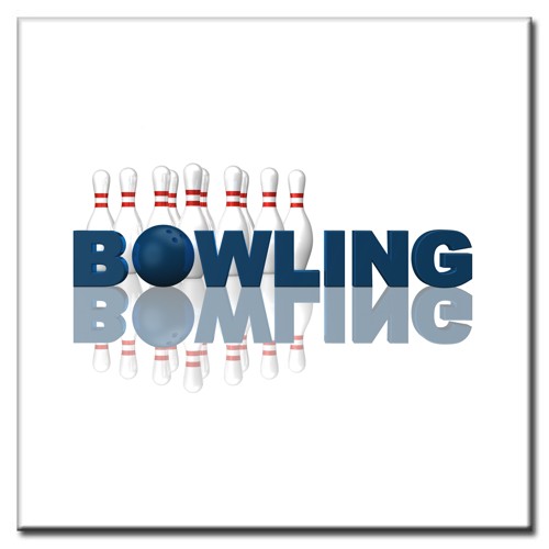BowlingShopEurope Bedrukte tegeltjes "Bowling"