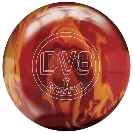 DV8 Misfit Solid Red/Orange - 15 lbs