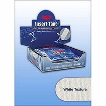 White Textured Insert Tape