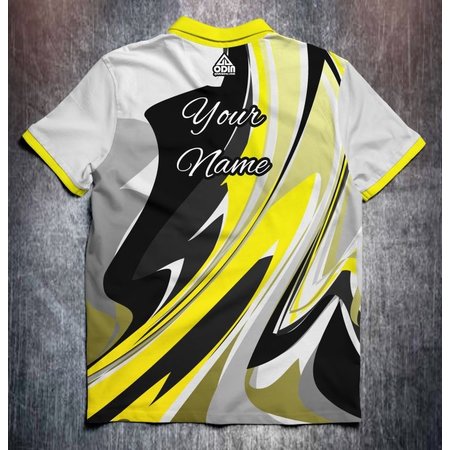 Odin Sportswear Abstract bright paint Yellow