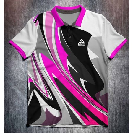 Odin Sportswear Abstract bright paint Pink