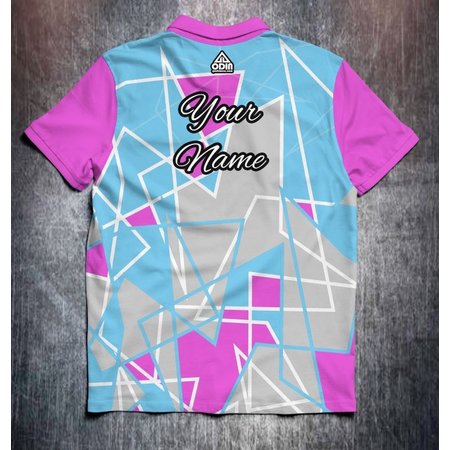 Odin Sportswear Abstract shapes Pink Blue