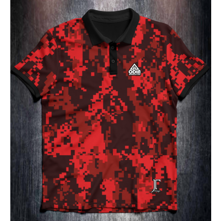 Odin Sportswear JT Pixel camo red