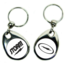 Storm Round Metal Key Chain with Double Picture