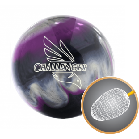 ProBowl Challenger Black/Purple/Silver Pearl