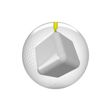 Storm Clear Gold Belmo Spare Ball "collectors item"