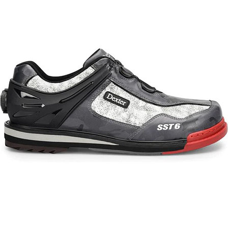 Dexter Hybrid Boa Scarpe Da Bowling Uomo - Nero/Rosso: Comfort E Allacciatura Istantanea Con Sistema Boa