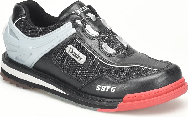 thumbnail image 2 of Dexter SST 6 Hybrid BOA Black Knit Right Handed Men’s Bowling Shoes – Medium Width, New In Box 2 of 4