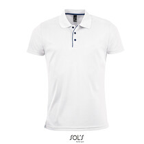 Sports Polo Shirt Weiß