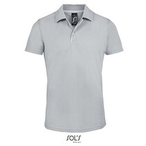 Sports Polo Shirt Grau