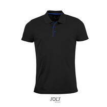 Sports Polo Shirt Schwarz