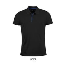 Sports Polo Shirt Zwart