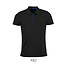 Sol's Sports Polo Shirt Black