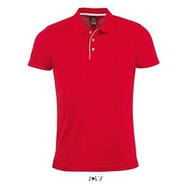 Sports Polo Shirt Red