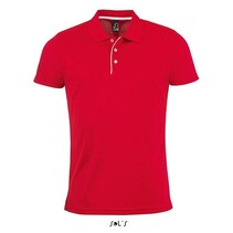 Sports Polo Shirt Rot
