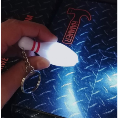 Keychain Pin Led Torch (White)