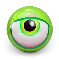 Monster Eyeball Green