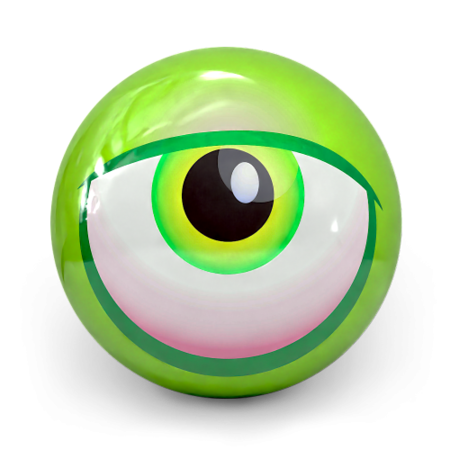 Monster Eyeball Green