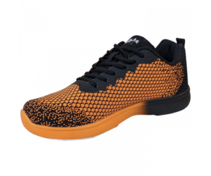 Orange and black bowling shoes sales