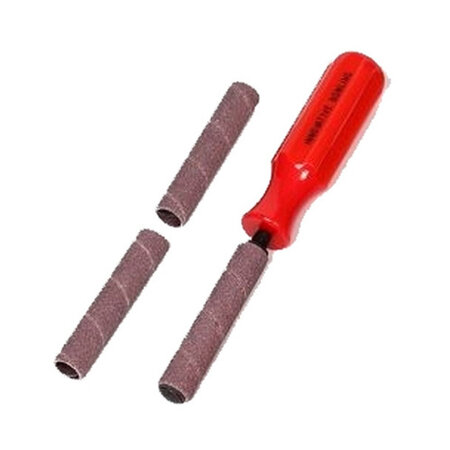 Innovative Red Handled Sanding Tool (includes 3 sanding sleeves)