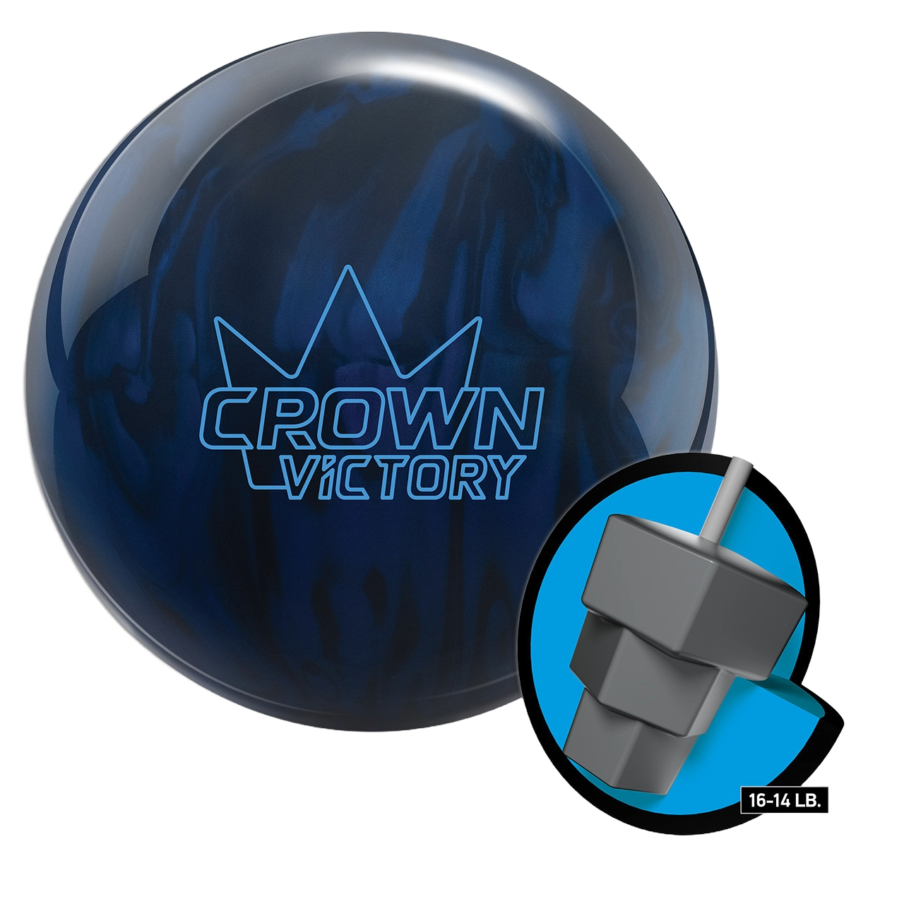 Koop de Brunswick Crown Victory Pearl bowlingbal bij