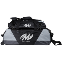 Ballistix 3-Ball Tote Covert Black with Shoe Bag