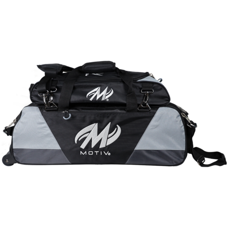 Motiv Ballistix 3-Ball Tote Covert Black with Shoe Bag