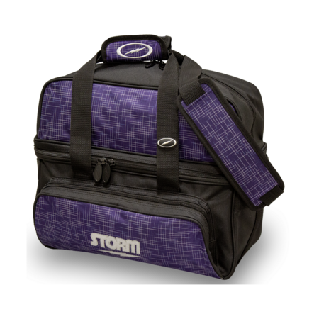 Storm 2-Ball Deluxe Tote Abstract Purple/Black