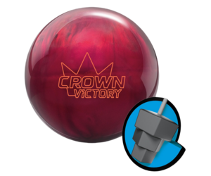 Brunswick Crown Victory Pearl Bowling Ball – Skid/Flip