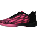 Pyramid Women's Path Lite Seamless Mesh Black/Hot Pink