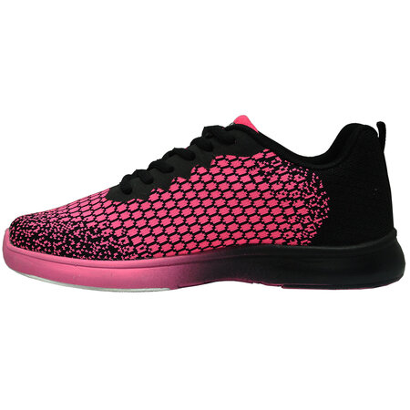 Pyramid Women's Path Lite Seamless Mesh Black/Hot Pink