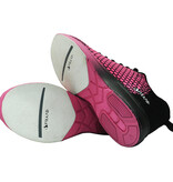 Pyramid Women's Path Lite Seamless Mesh Black/Hot Pink