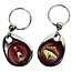 BowlingShopEurope Round Metal Key Chain with Double Picture