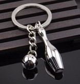 Sleutelhanger Metalen Pin en Bal